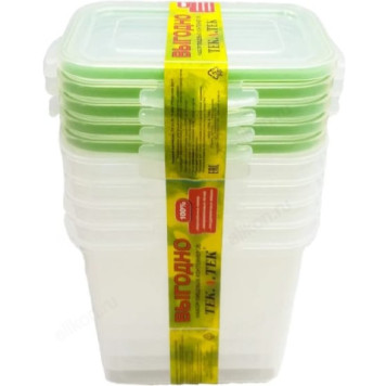 Набор контейнеров ECONOM 5шт 0.5л SE H14-05