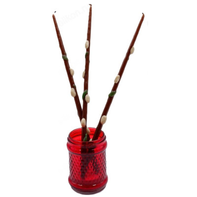 Свеча пасхальная Вербочка 3шт СПВ-25/3-2