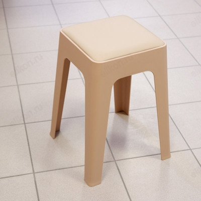 Табурет пластик ТКВ-858 КВАДРАТНЫЙ