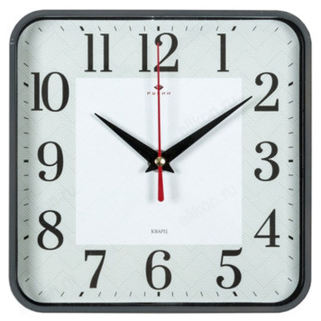 Часы настенные Рубин СН 1918-007 " Классика" серый