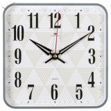 Часы настенные Рубин СН 1918-109 " Геометрия" серый