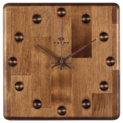 Часы настенные Рубин 2425-001 Квадро дерево