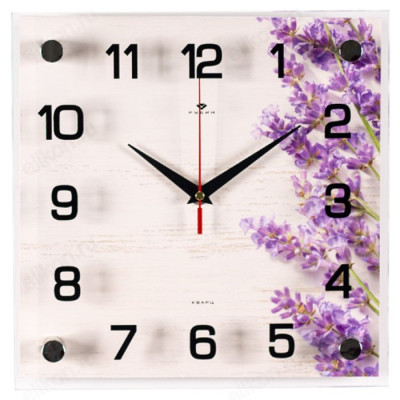 Часы настенные СН 2525-053 "Лаванда"