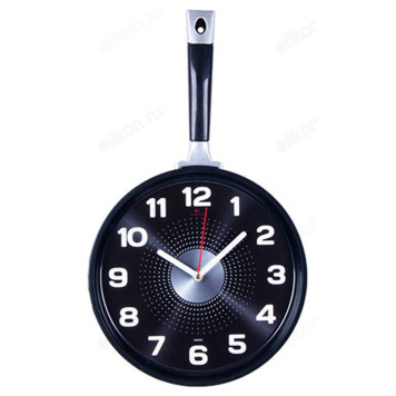 Часы настенные СН 2543-005 " Сковорода" черный-1