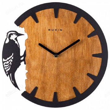 Часы настенные Рубин 2830-002 Скандинавский дятел