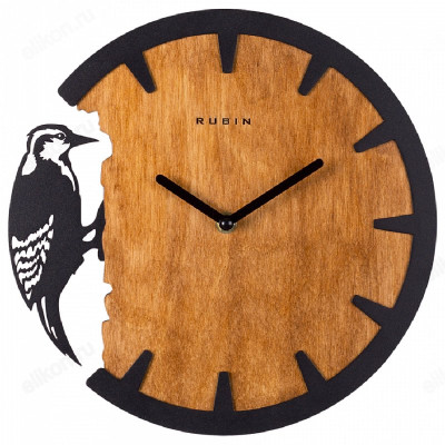 Часы настенные Рубин 2830-002 Скандинавский дятел