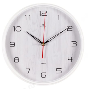 Часы настенные СН 2940-117 "Белый дуб" белый