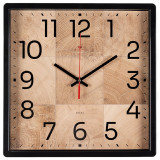 Часы настенные Рубин 3028-012 Фактура черный