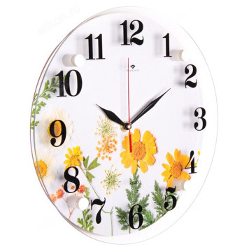 Часы настенные Рубин СН 3030-033 "Цветочная композиция"-1