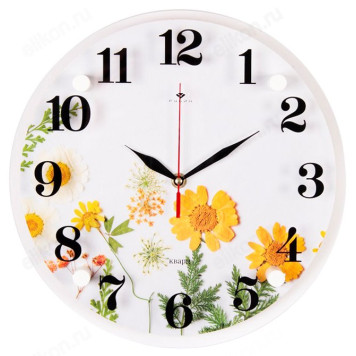 Часы настенные Рубин СН 3030-033 "Цветочная композиция"