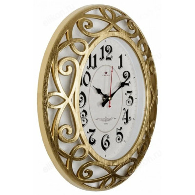 Часы настенные Рубин СН 3126-002 " Классика" золотой-1
