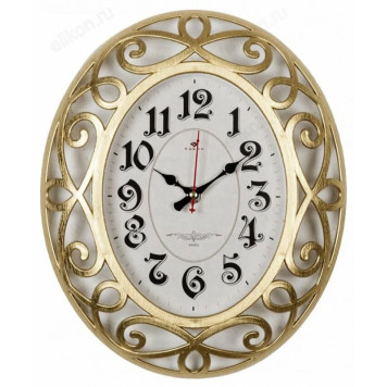 Часы настенные Рубин СН 3126-002 " Классика" золотой