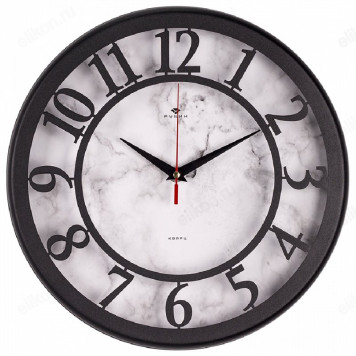 Часы настенные Рубин 3132-005 Миллениум чёрн/бел