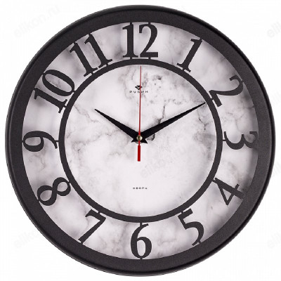 Часы настенные Рубин 3132-005 Миллениум чёрн/бел