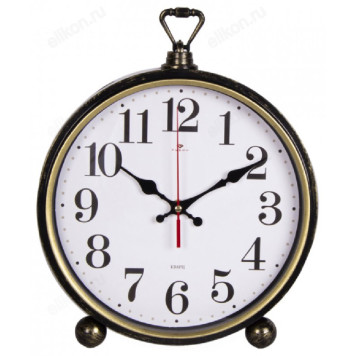 Часы настенно-настольные 3426-001 Классика черн/золото