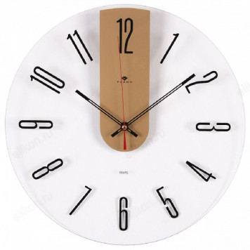 Часы настенные Рубин 4041-003 Стиль золото прозрач.