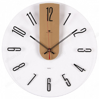 Часы настенные Рубин 4041-003 Стиль золото прозрач.