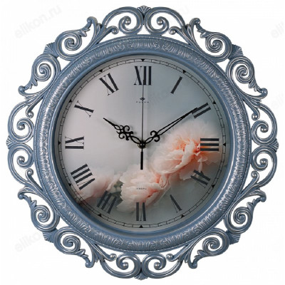 Часы настенные Рубин 4126-009 Классика син/серебро