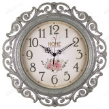 Часы настенные Рубин СН 4126-010 " Классика" оливковый/серебр.