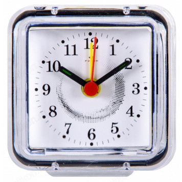 Будильник Рубин B1-023 7х7см Графический вихрь