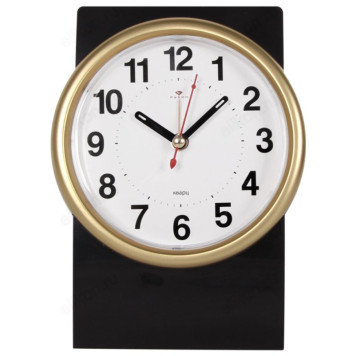 Будильник Рубин B11-002 7х7см черный