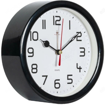 Будильник Рубин B4-003 Классика 15см черный-1