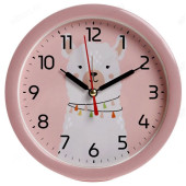 Часы-будильник Рубин B4-053 Альпака розовый