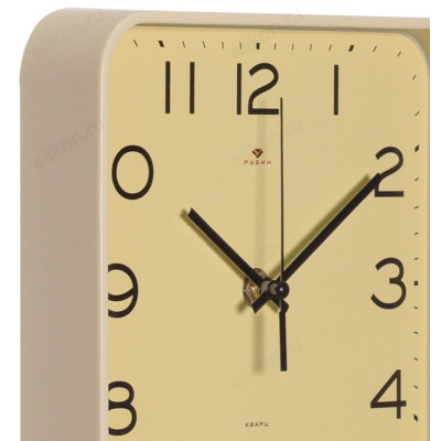 Часы настенные Рубин СН 1918-008 " Классика" желтый-1