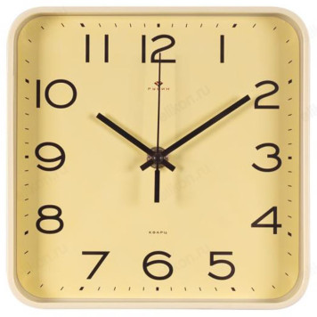 Часы настенные Рубин СН 1918-008 " Классика" желтый
