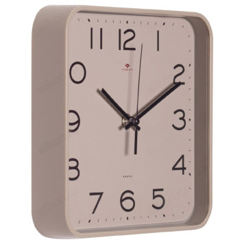 Часы настенные Рубин СН 1918-009 " Классика" беж/серый