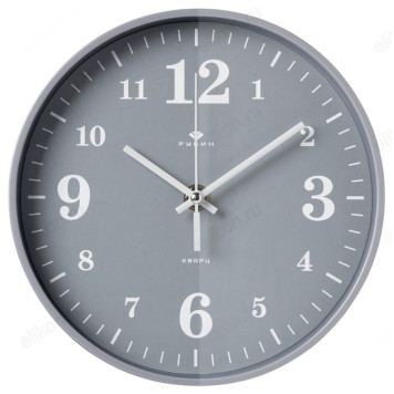 Часы настенные Рубин СН 2019-007 " Классика" серый