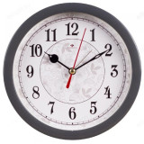 Будильник Рубин В4-009 Узор кварц 15см серый