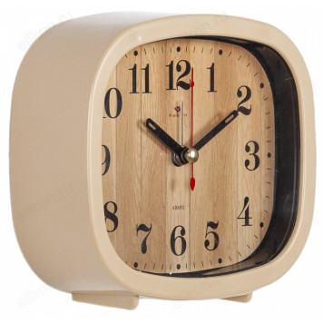 Будильник Рубин В5-005 Дерево кварц бежевый-1
