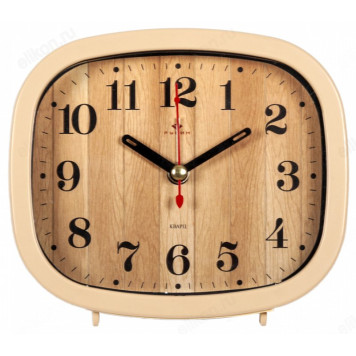 Будильник Рубин В5-005 Дерево кварц бежевый