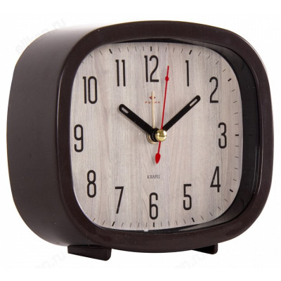 Часы-будильник Рубин В5-008 Эко стиль кварц т-коричневый