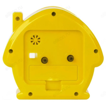 Будильник Рубин В6-003 Классика кварц желт/бел-2