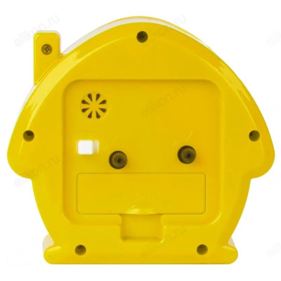 Будильник Рубин В6-003 Классика кварц желт/бел-2