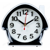 Часы-будильник Рубин В6-008 Классика кварц черн/бел