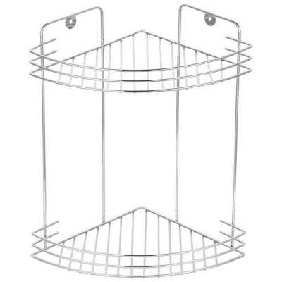 Полка угловая двухъярусная W2672С-2 РЫЖИЙ КОТ 005393