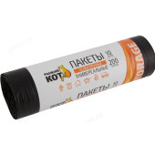 Мешки для мусора особопрочные Рыжий кот 200л (10шт/уп) черные 006978 Мешки для мусора особопрочные Рыжий кот 200л (10шт/уп) черные 006978