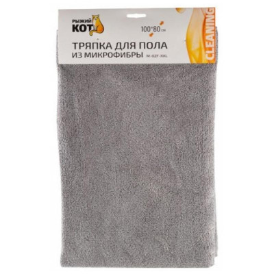Тряпка для пола 80*100 микрофибра Рыжий кот M-02F-XXL 007527