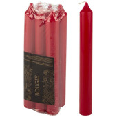 Свечи столовые Simple 6шт бордо РЫЖИЙ КОТ 007887