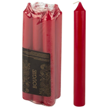 Свечи столовые Simple 6шт бордо РЫЖИЙ КОТ 007887