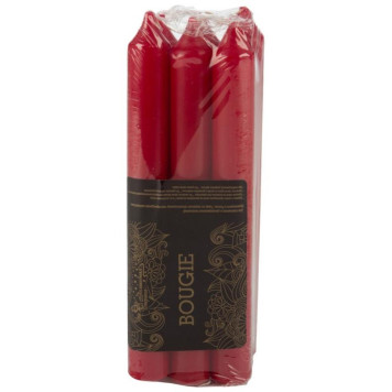 Свечи столовые Simple 6шт бордо РЫЖИЙ КОТ 007887-3