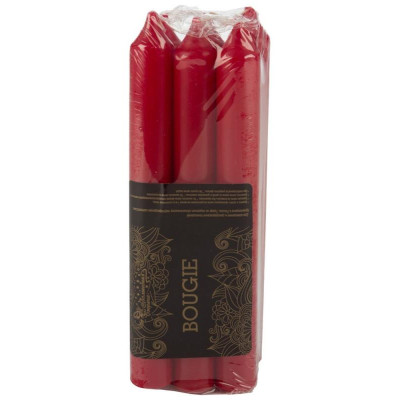 Свечи столовые Simple 6шт бордо РЫЖИЙ КОТ 007887-3