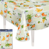 Скатерть ПВХ с бейкой 130х110см коллекция ' Перспектива' арт 504/3 (2136) РЫЖИЙ КОТ 008367