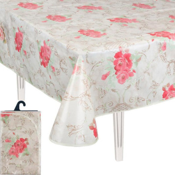 Скатерть ПВХ с бейкой 130х180см коллекция ' Перспектива' арт 125/2 (2167) РЫЖИЙ КОТ 008370