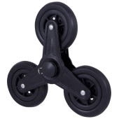 Колесо комбинированное пластиковое 3шт по 88мм РЫЖИЙ КОТ 093546