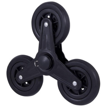 Колесо комбинированное пластиковое 3шт по 88мм РЫЖИЙ КОТ 093546