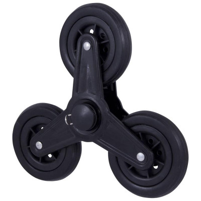 Колесо комбинированное пластиковое 3шт по 88мм РЫЖИЙ КОТ 093546